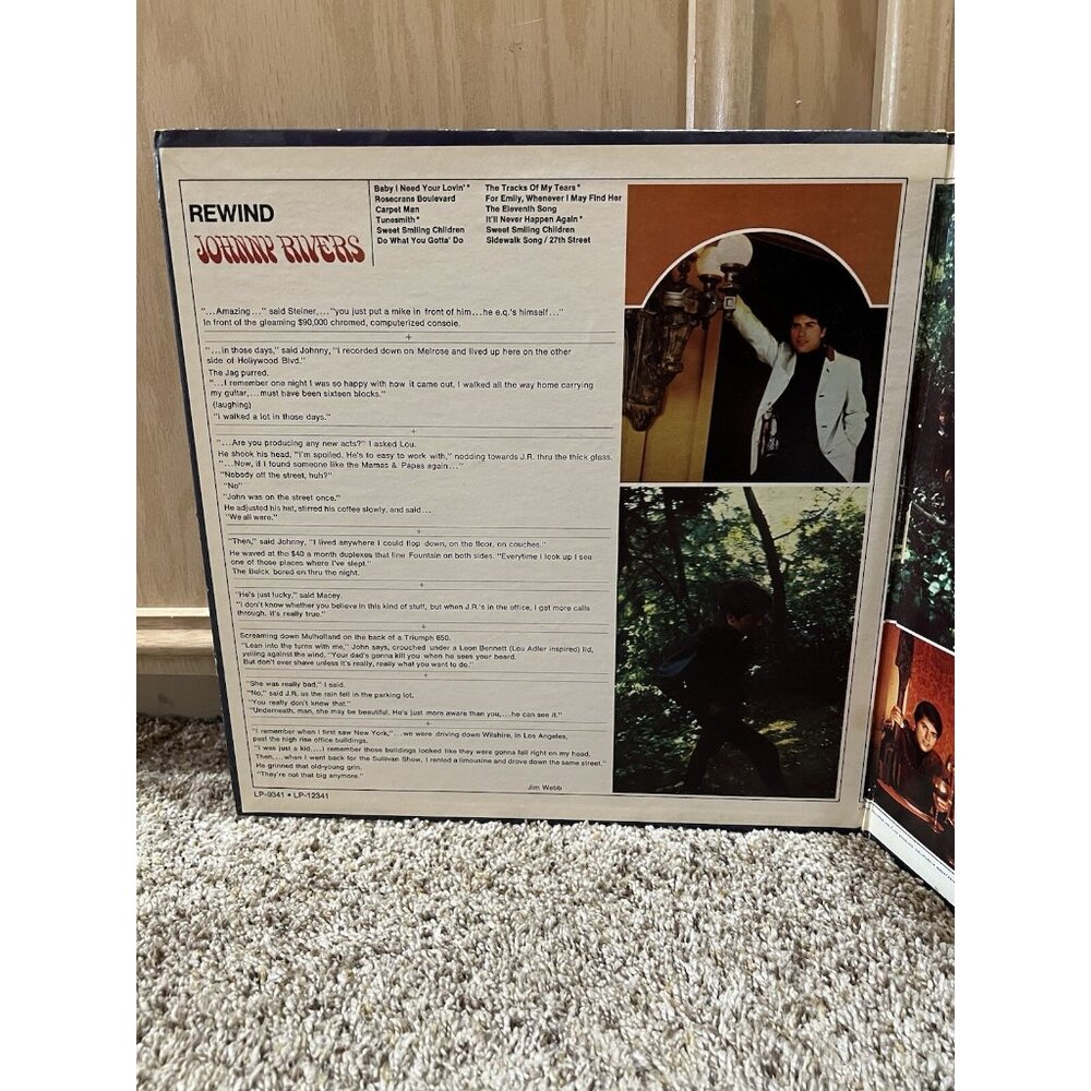 1967 Johnny Rivers Rewind Vinyl LP Gatefold Imperial LP-9341 - Picture 4 of 15